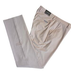 Dunning Golf Stretch Performance Bottoms Pants in Tan, NWT, $118 SZ 36